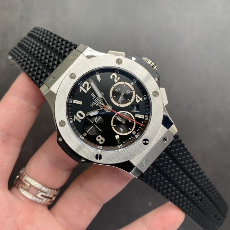 BIG BANG 44MM STEEL BLACK CHRONOGRAPH