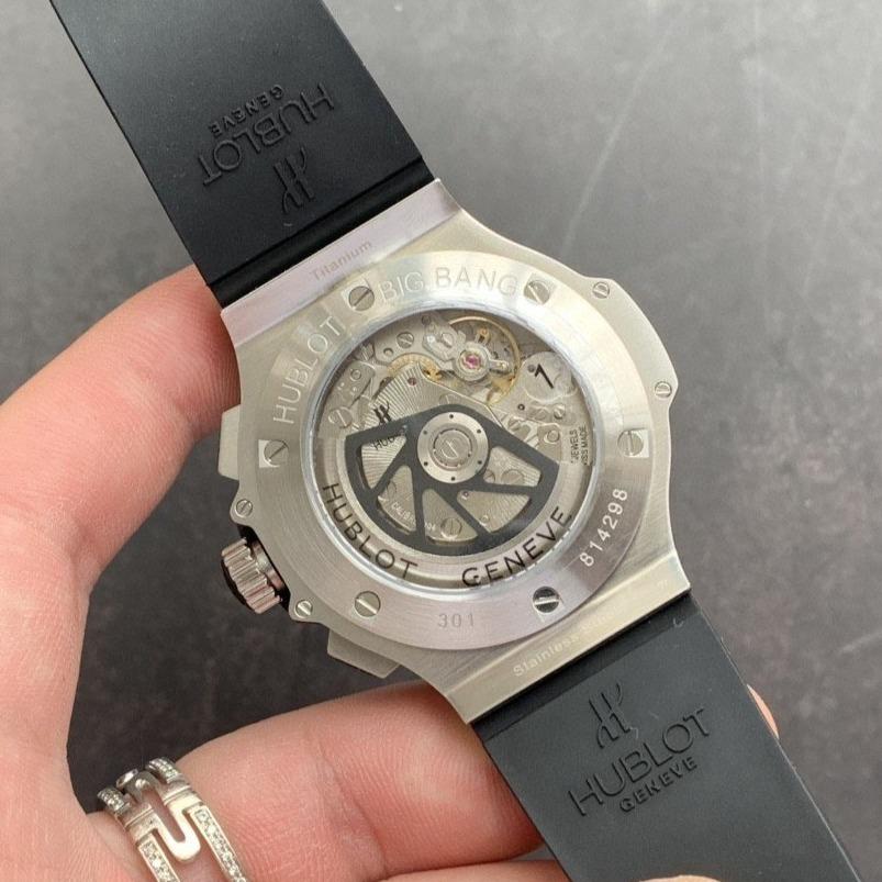 BIG BANG 44MM STEEL BLACK CHRONOGRAPH