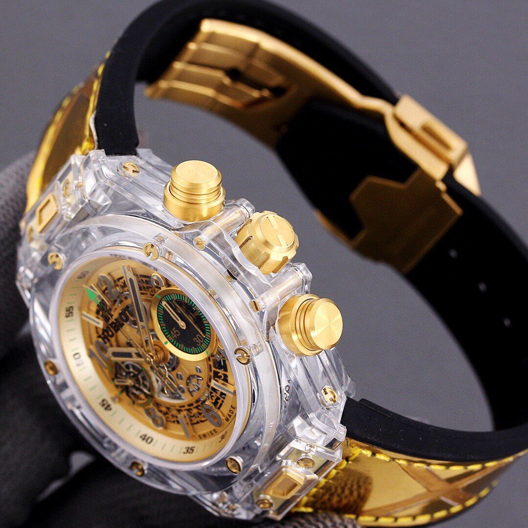 BIG BANG UNICO 42 SAPPHIRE YELLOW DIAL