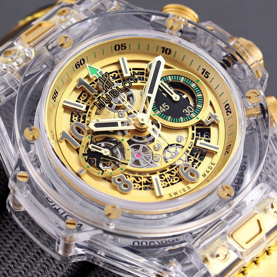 BIG BANG UNICO 42 SAPPHIRE YELLOW DIAL