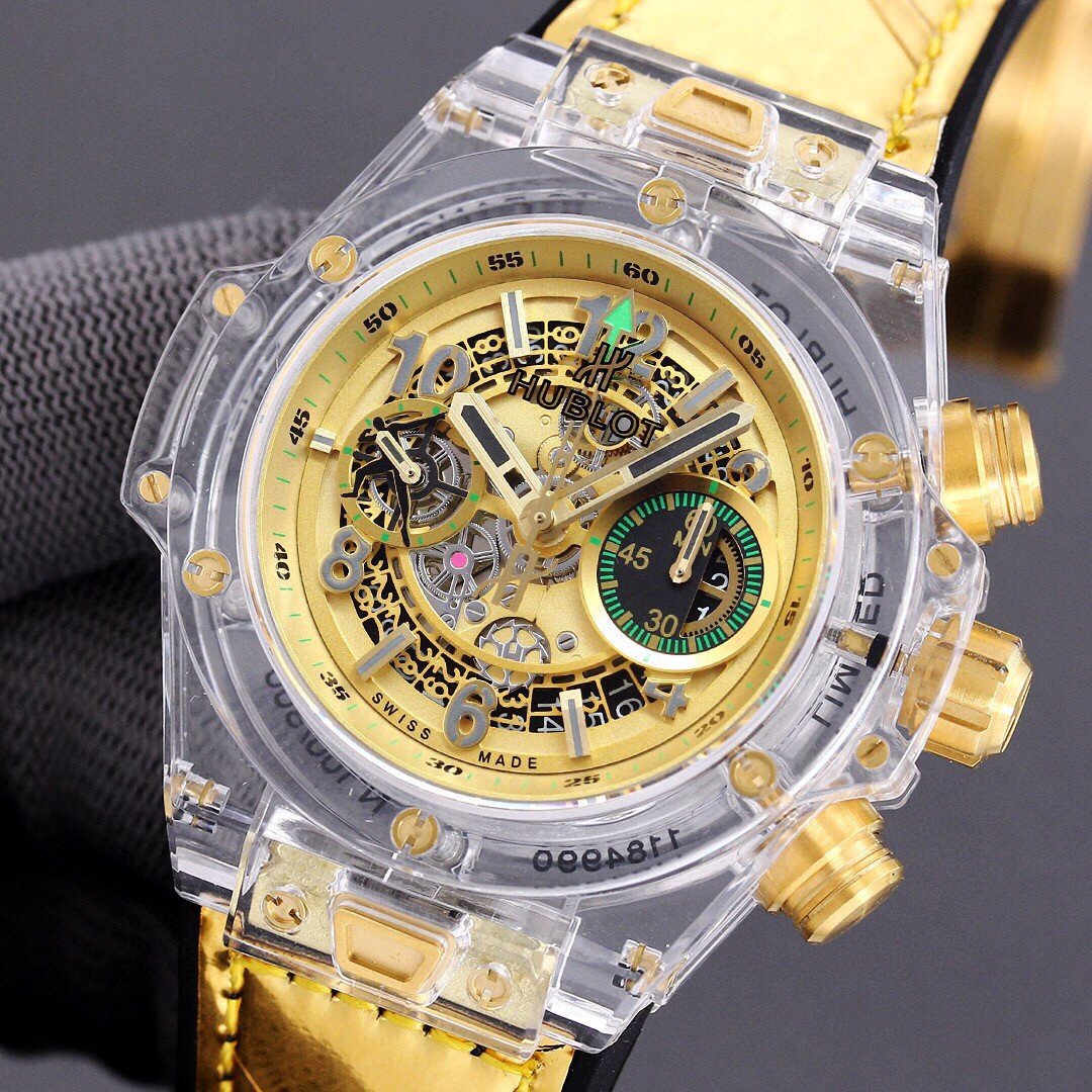 BIG BANG UNICO 42 SAPPHIRE YELLOW DIAL