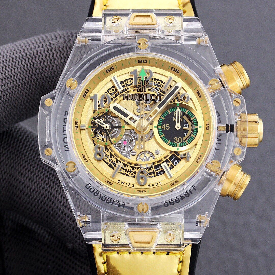 BIG BANG UNICO 42 SAPPHIRE YELLOW DIAL