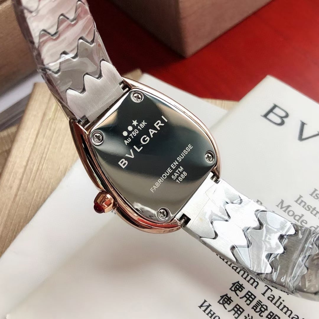 SERPENTI SEDUTTORI 33MM QUARTZ TWO TONE DIAMOND BEZEL MOP DIAL